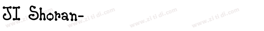 JI Shoran字体转换
